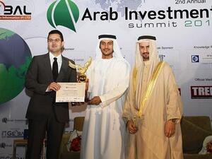Mohammed Kettani, Director of Investments, receives award on behalf of Capital Management House
