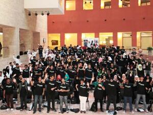 High school students participating in the CS4Qatar workshop