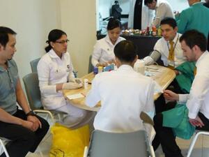 CSH conducts medical check ups for DDF employees