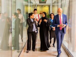 DHA officials at the Canadian Specialist Hospital with CEO Dr.Yashar Ali