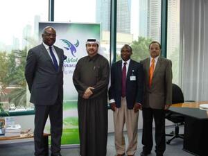 Officials of Ghana Oil with Mr. Abdulrahman Qassim Al Ali, Commercial Sales Manager and other officials at Emarat