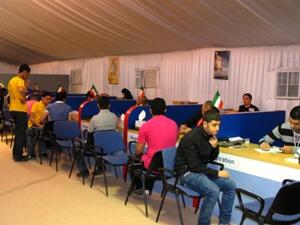 NBK registration tent