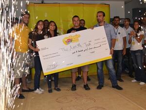 The winner of Lipton Ice Tea Treasure Hunt