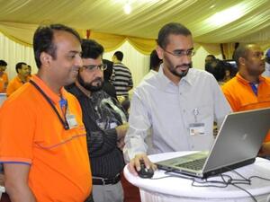 DUBAL employees participating in the company’s CBCM campaign DUBAL employees participating in the company’s CBCM campaign