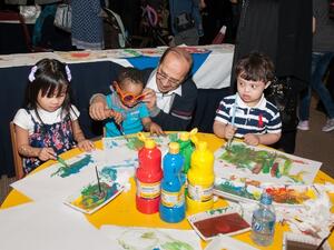 During the event
