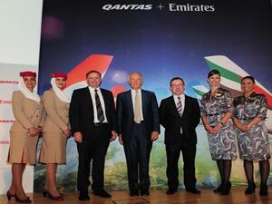 Emirates and Qantas