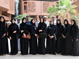 الطلاب المشاركون في برنامج اكتشف