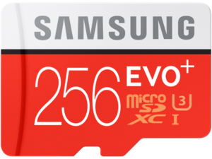 EVO Plus 256GB microSD card