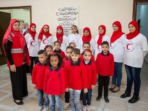 Egyptian Red Crescent and Land Rover