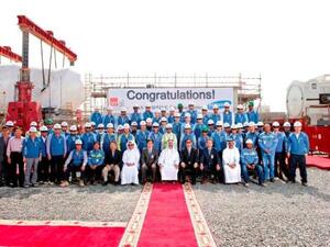 During Samsung C&T Phase II Power Plant ceremony