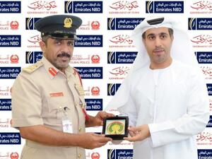 Mohammed Al Marri, Deputy Director of Community Services, Dubai Police and Saif Al Mansoori, Deputy Head - Group Marketing and Branding, Emirates NBD