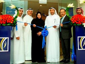 Emirates NBD Senior Officials at the inauguration of the bank's Emirates Towers branch