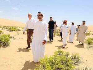 Nasser Al Sowaidi and Mattar Al Tayer during their visit