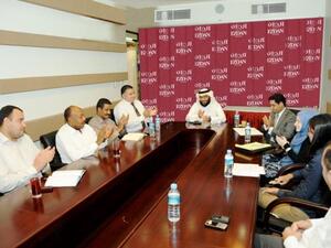 Ezdan and ISO 9001 Grants Committee during the meeting