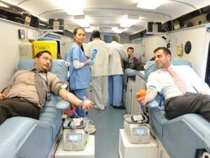 FGB employees during the blood donation
