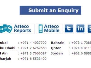 Asteco Facebook application