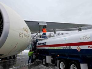First EY Biofuel flight