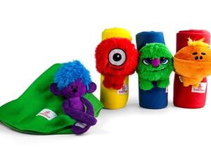Emirates' new 'Fly With Me' monsters blanket buddies