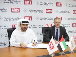 During the signing ceremony