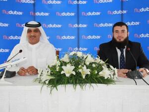 Ghaith Al Ghaith and Jeyhun Efendi at the press conference in Dushanbe