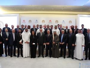 Majid Al Futtaim team after press conference