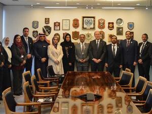 H.E Ministry of Infrastructure Development and the accompanying delegation.