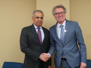 HE Obaid Humaid Al Tayer and Luxembourg finance 