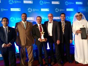 Several members of the research team during the Stars of Excellence Awards ceremony held by HMC