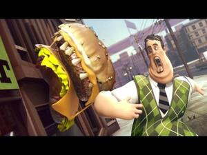 Hambuster, a French animation film  directed by Paul Alexandre, Dara Cazamea, M Cazaux, Romain Delaunay and L Monneron
