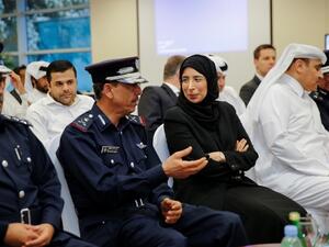 Her Excellency Dr Hanan Mohamed  Al Kuwari, Minister of Public Health with esteemed guests at the official launch