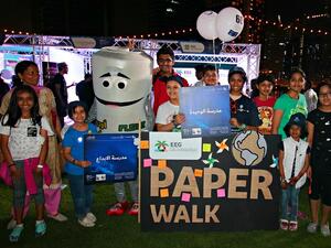 The students with their invention