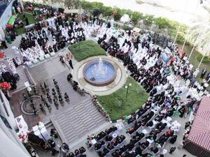 The UAE Ministry of Health and Prevention celebrates the UAE’s 46th National Day at its offices in Abu Dhabi and Dubai. 