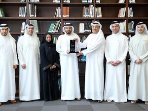 The winner was honoured by Dubai Culture’s Acting Director General Saeed Al Nabouda and a number of the Authority’s advisors.
