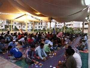 During the event