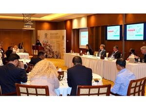 During the panel discussion
