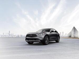 تبدأ الترقيات في طراز QX70 المحدود بواجهة أمامية فريدة ومصابيح نهارية بتقنية LED، لتحل محل مصابيح الضباب القياسية لـ QX70. 