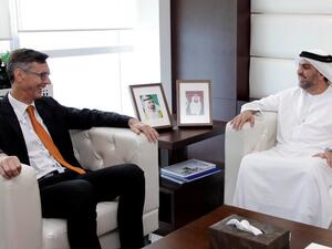 The meeting discussed the opportunities for cooperation in the field of health, exchange of experiences and delegations, importance of participation in the Arab Health exhibition and congress in Dubai.