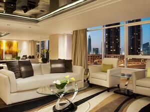 Interior shot from DAMAC Maison Canal Views hotel.