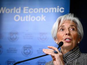 The International Monetary Fund's managing director Christine Lagarde said that Egypt has made substantial progress as evident in the success achieved in macroeconomic stabilisation. (AFP)