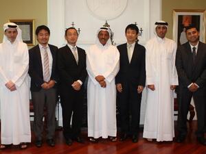 Khalaf Ahmad Al Habtoor with Mitsubishi Heavy Industries delegation