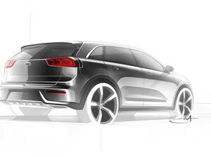Kia Niro Production Model Rendering
