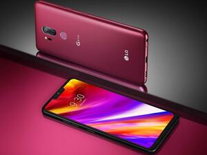هاتف LG G7 ThinQ، الذي يركز على الذكاء الاصطناعي.