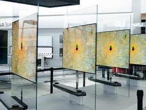 LG SIGNATURE OLED TV W pushes tv design into a new dimension at CES 2017
