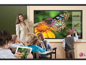 LG interactive ten point touch whiteboard at GESS