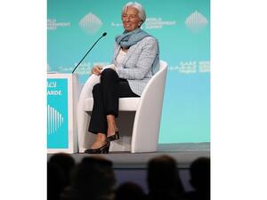 “The oil exporters have not fully recovered from the dramatic oil price shock of 2014,” Lagarde said Saturday in Dubai. (AFP)