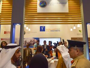 تعرض دبي للاستثمار في جناحها في المعرض جامعة مودول دبي، وجامعة البلمند في دبي ومشروع تلال مردف.