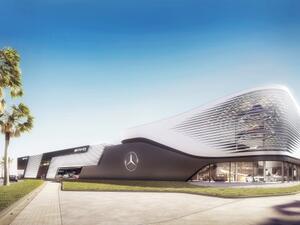 Mercedes-Benz and AMG showroom on Yas Island