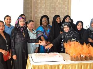 During the event