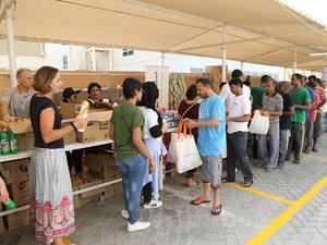 During the event
