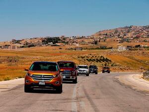 Ford recreates historic march to Aqaba with global truck and SUV lineup  